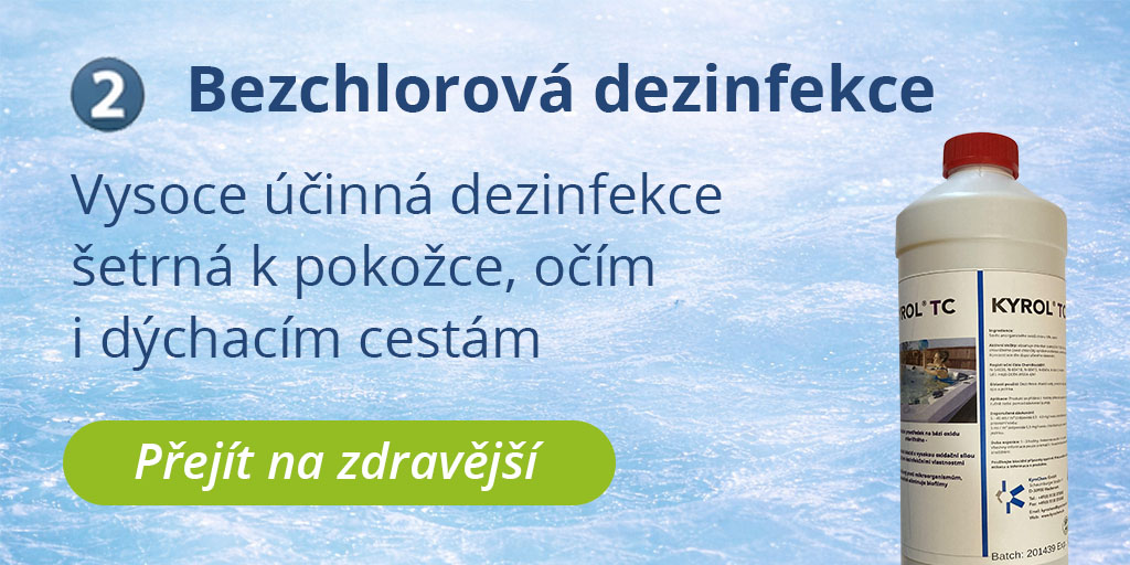 bezchlorova dezinfekce do virivky